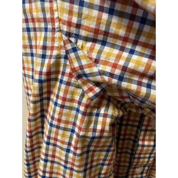 Duluth Trading‎ Co Mens 4XL Wrinkle Fighter Shirt Button Down Long Sleeve Plaid - Picture 6 of 7